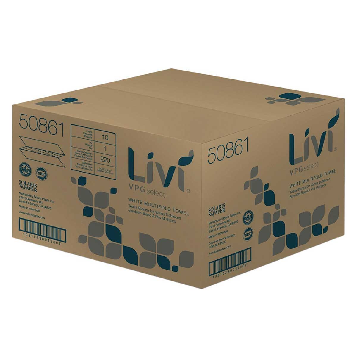Livi® VPG Select Multifold Towel | 10 Pack