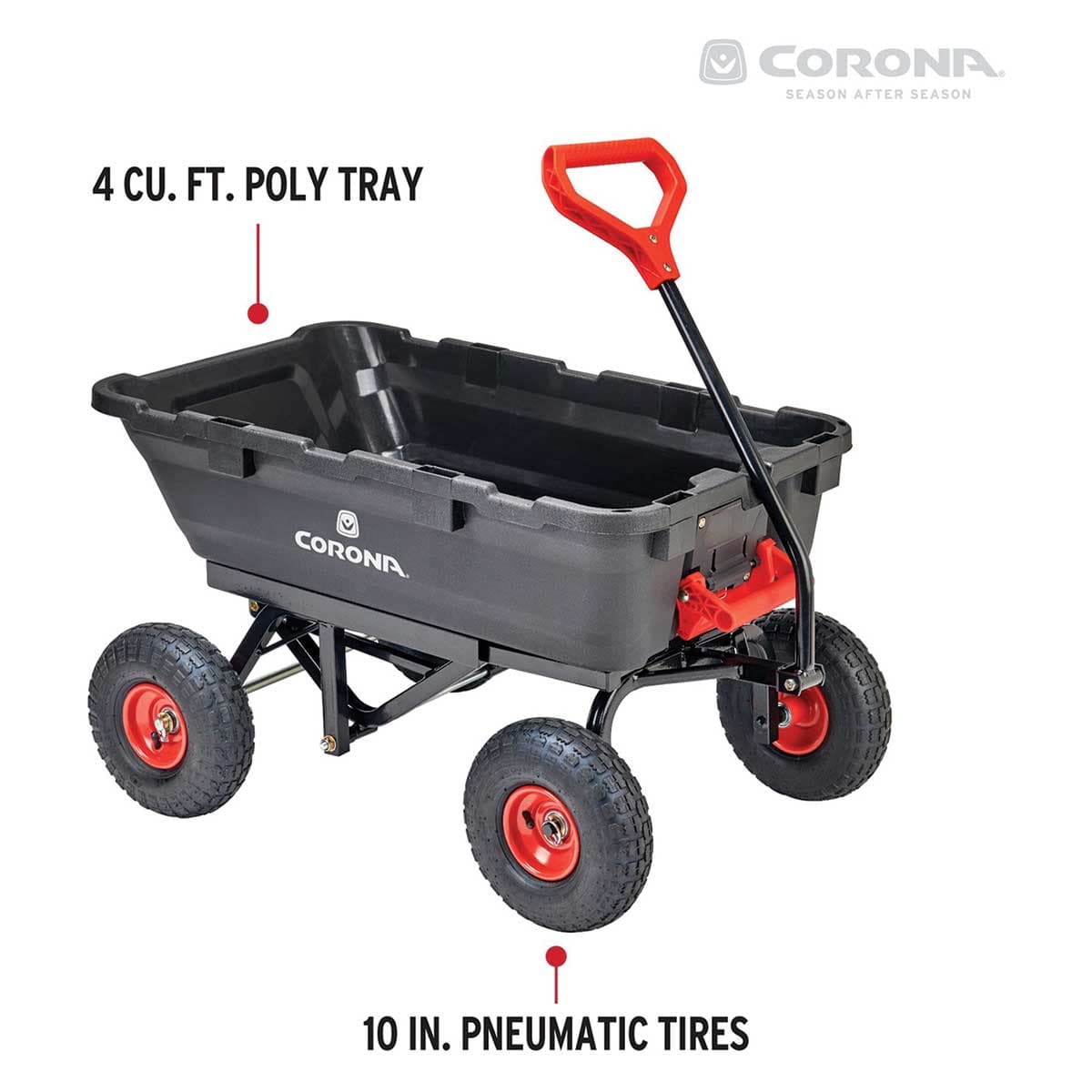Corona Poly Dump Cart