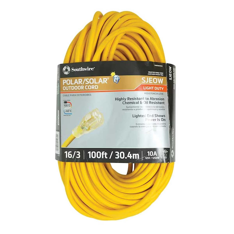 Southwire Polar/Solar® Outdoor Extension Cord with Light Indicator