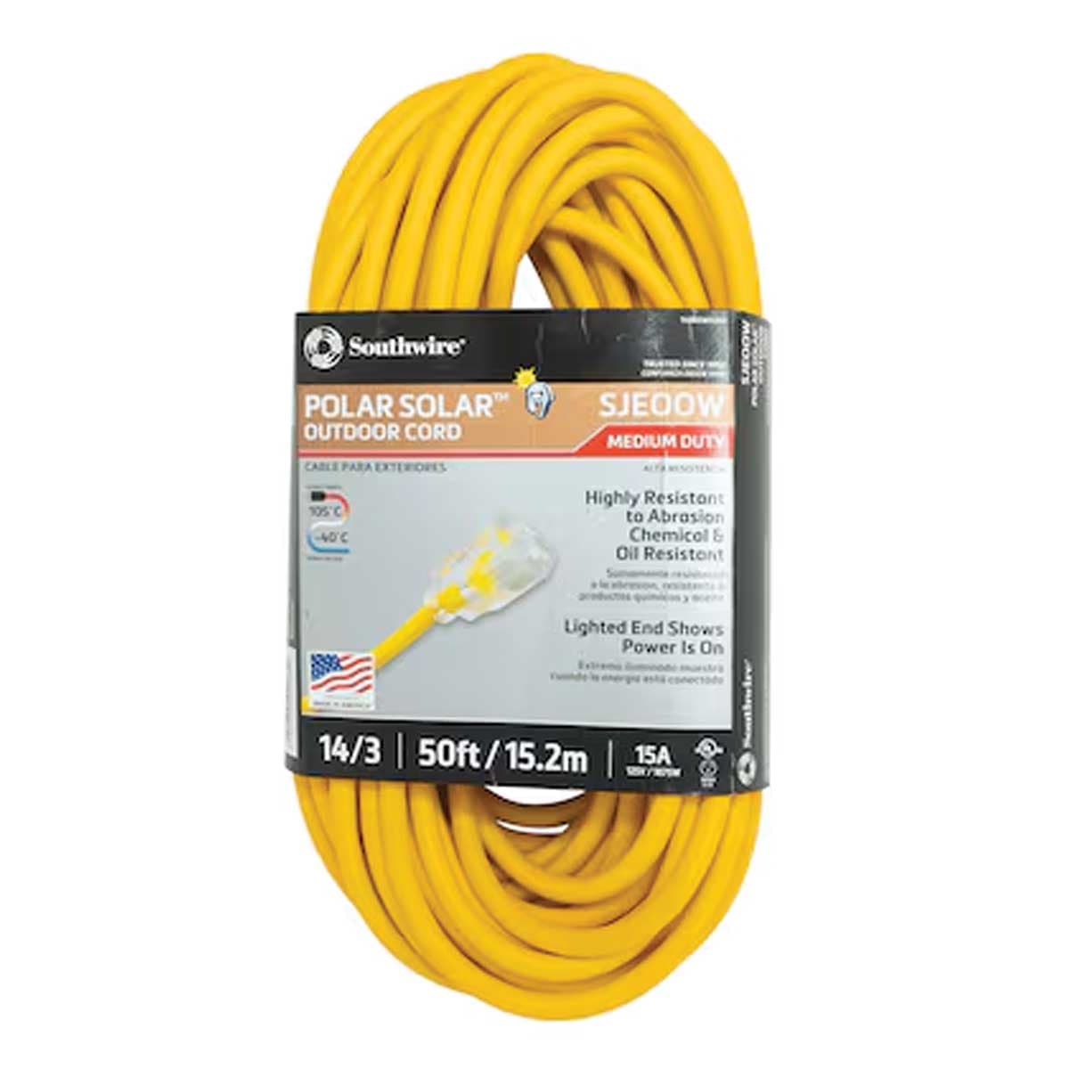 Southwire Polar/Solar® Outdoor Extension Cord with Light Indicator