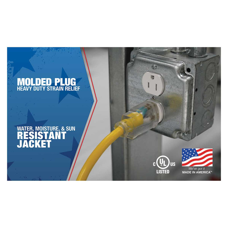 Southwire Polar/Solar® Outdoor Extension Cord with Light Indicator