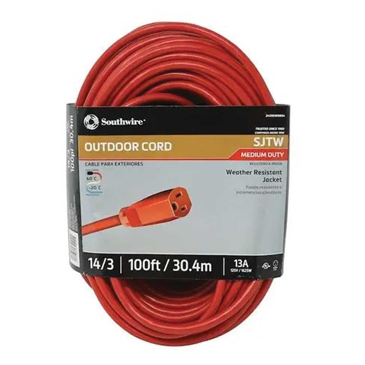 Southwire Orange Outdoor Extension Cord