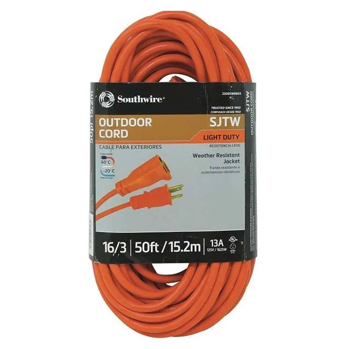 Southwire Orange Outdoor Extension Cord