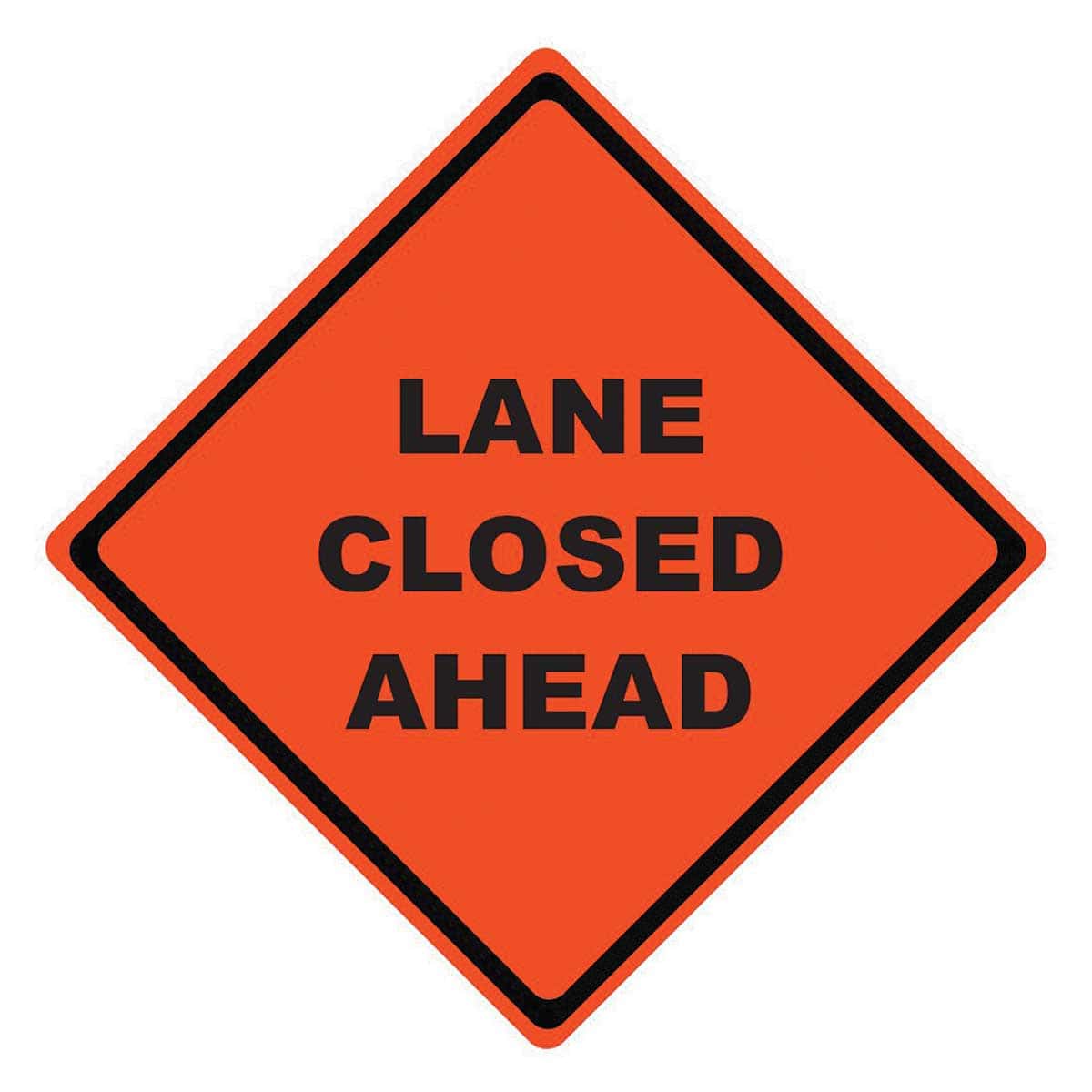 48" x 48" Reflective Roll-Up Traffic Control Signs