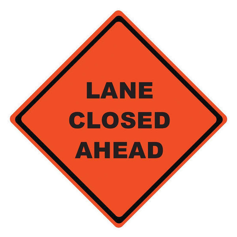 48" x 48" Reflective Roll-Up Traffic Control Signs