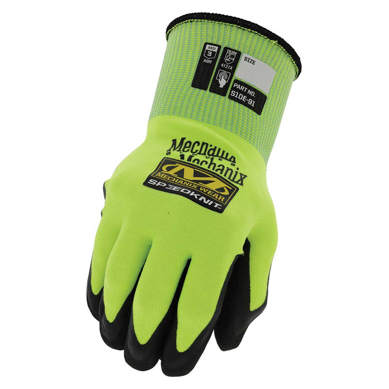 Mechanix Hi-Viz SpeedKnit™ Coated Utility Gloves