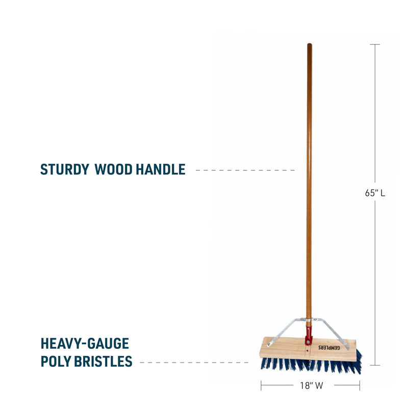 Gemplers 18" Heavy-Duty Outdoor Broom