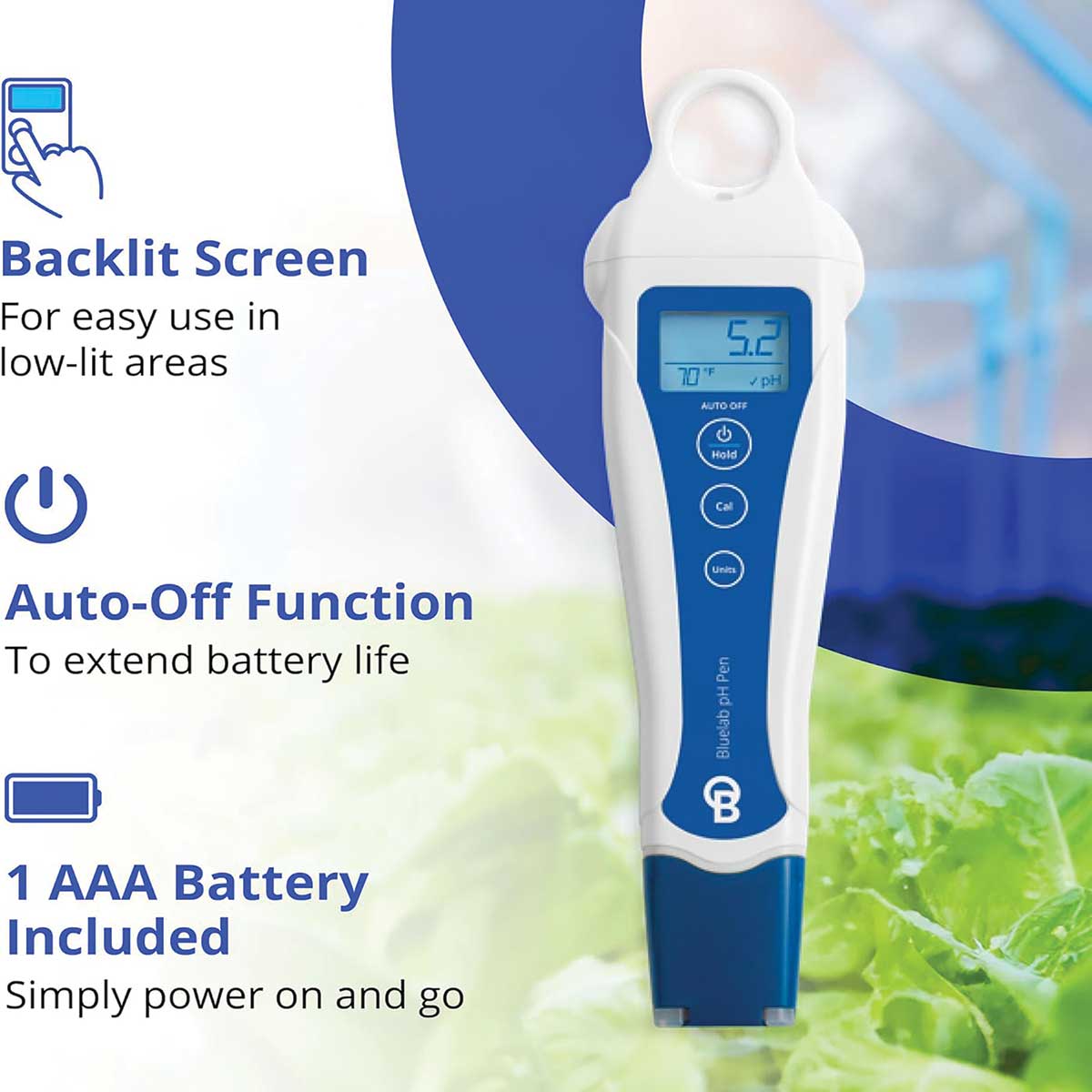 Bluelab pH Pen | pH & Temperature