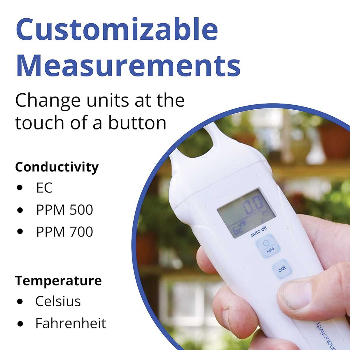 Bluelab Conductivity Pen | Conductivity & Temperature
