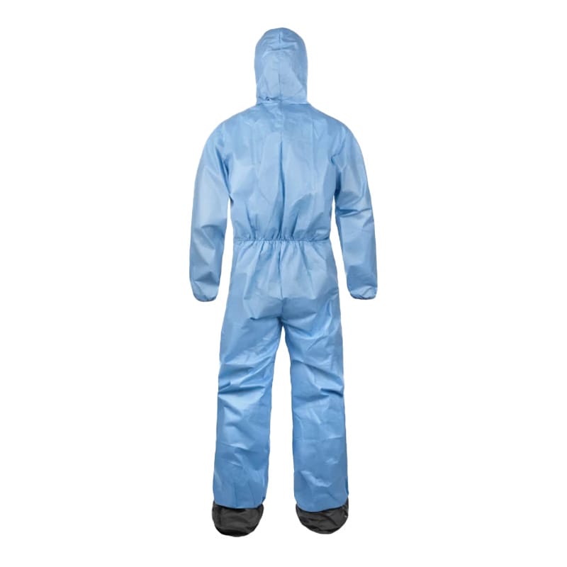 SafeGardÂ® SMMS Global Pattern Hooded Coveralls with Attached Boots
