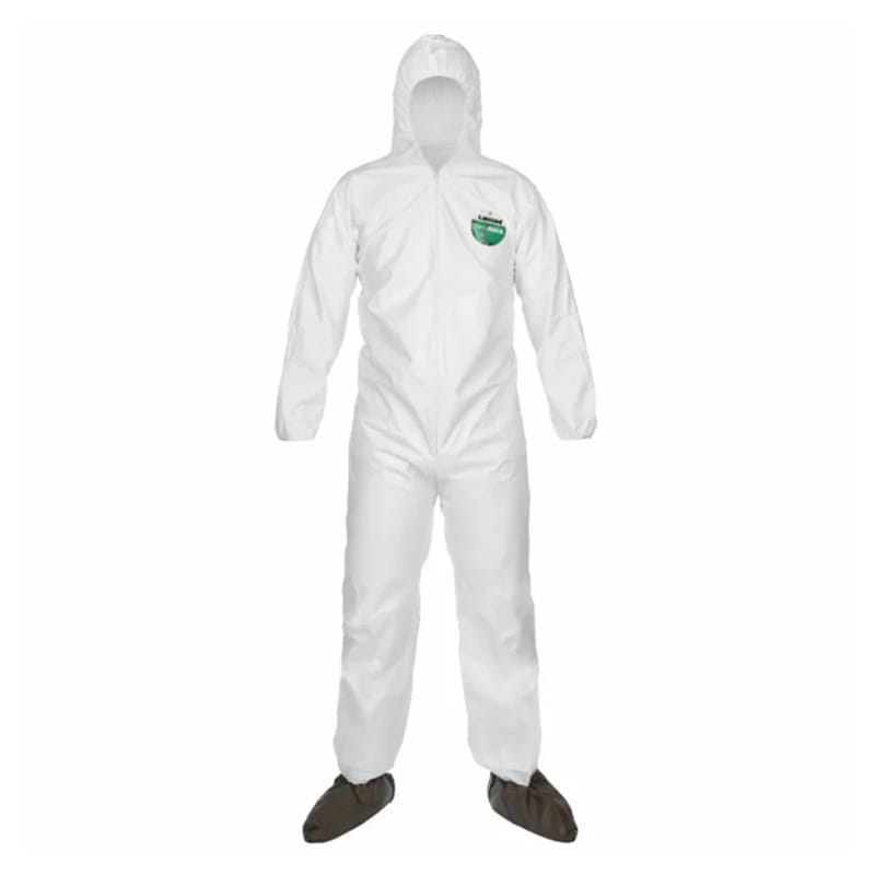 MicroMax® Hooded Coveralls with Attached Boots