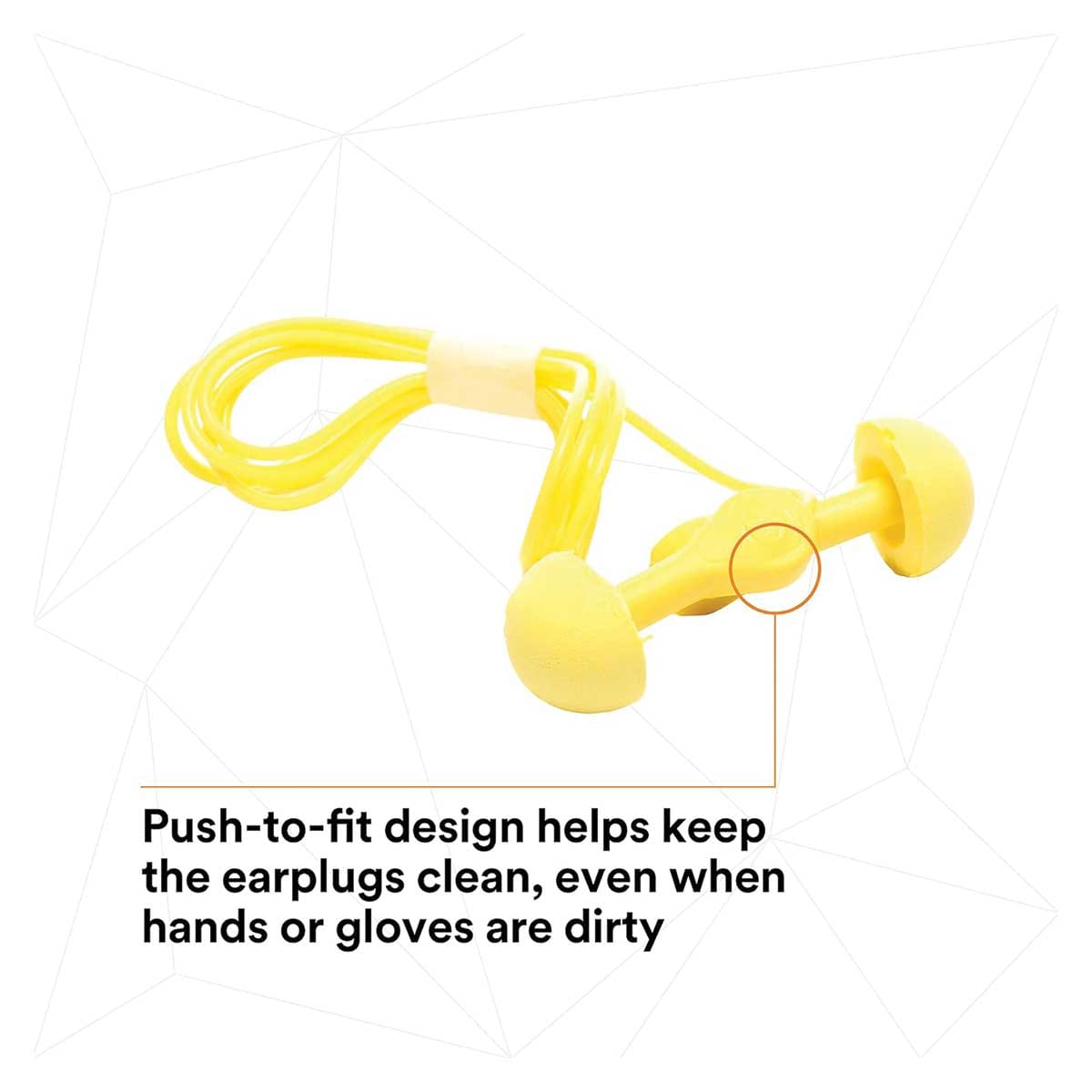 3M Pod Plugs Polyurethane Earplugs | 400 Pairs