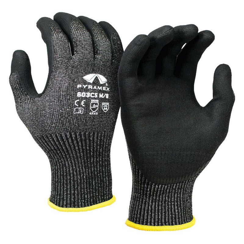 Pyramex 13-Gauge A4 Cut-Resistant Micro-Foam Nitrile Gloves