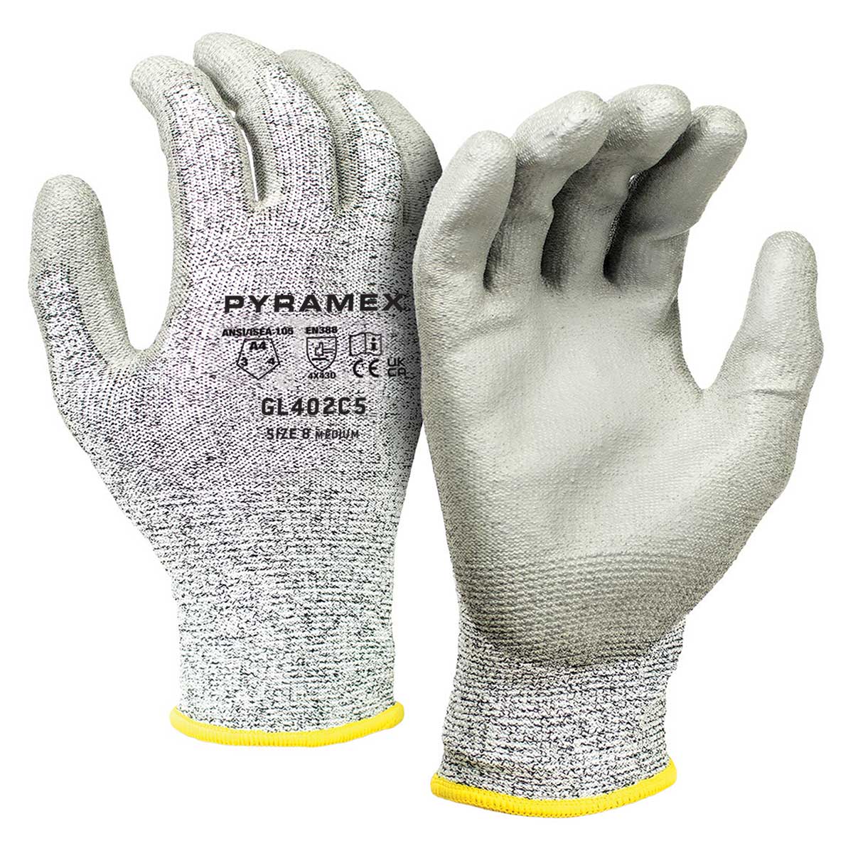 Pyramex 13-Gauge A4 Cut-Resistant Polyurethane Gloves