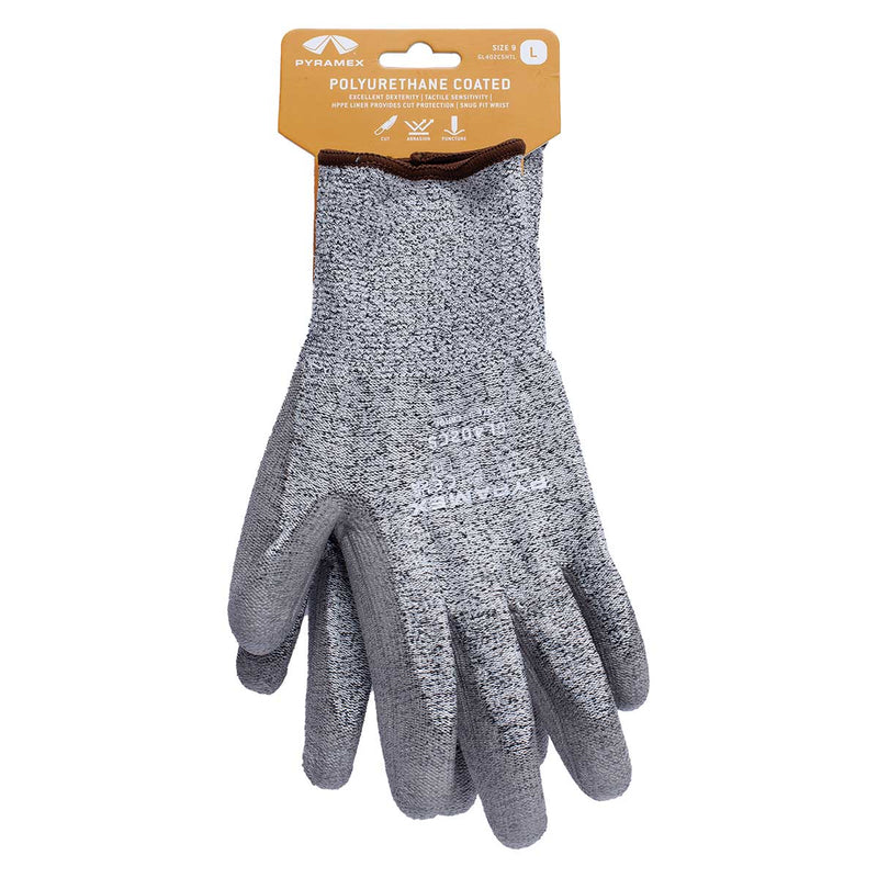 Pyramex 13-Gauge A4 Cut-Resistant Polyurethane Gloves