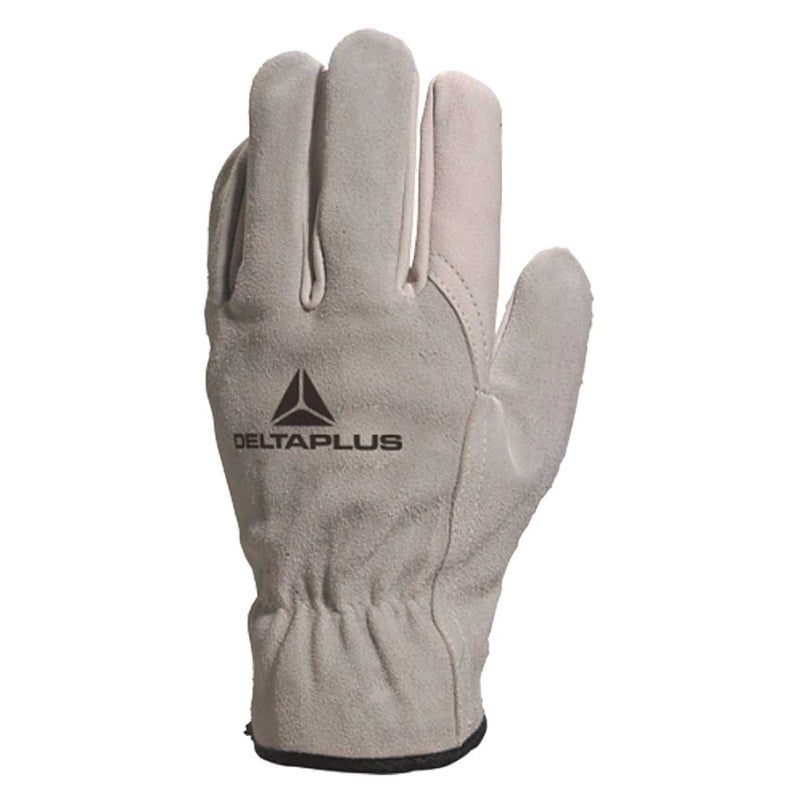 Delta Plus Cowhide Leather Palm/Split Back Gloves | 12 Pack