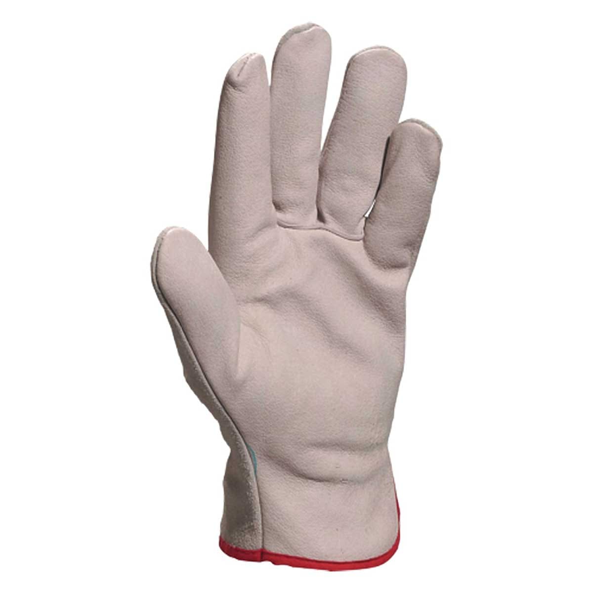 Delta Plus Cowhide Leather Palm/Split Back Gloves | 12 Pack