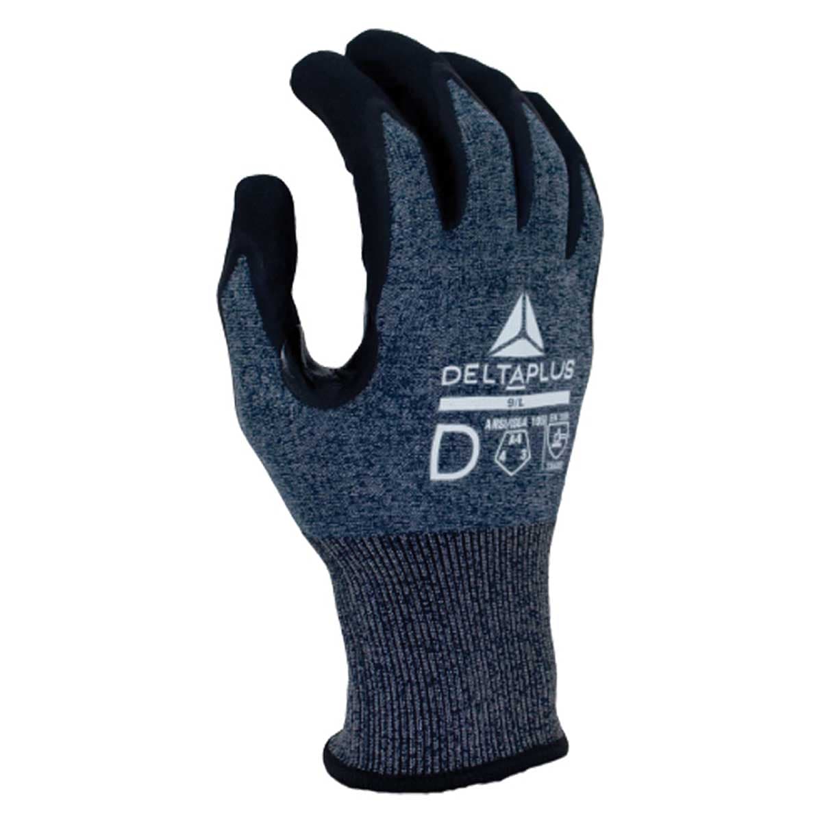 Delta Plus 21-Gauge Cut-Resistant Gloves with Nitrile Foam Coating