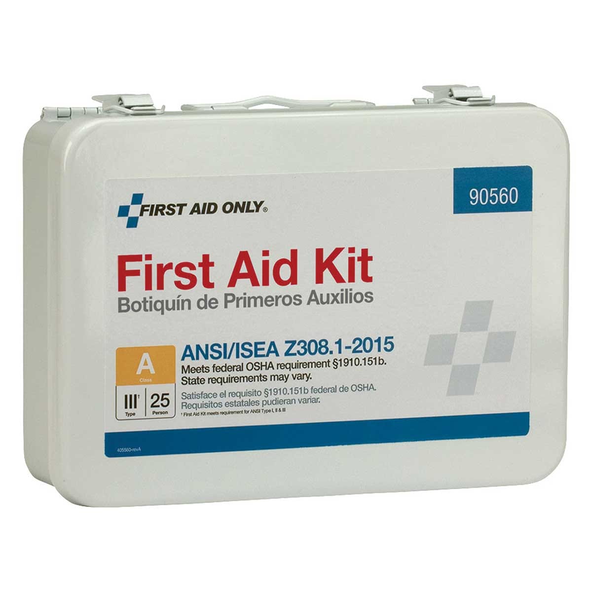 First Aid Only 25 Person ANSI Class A Metal First Aid Kit