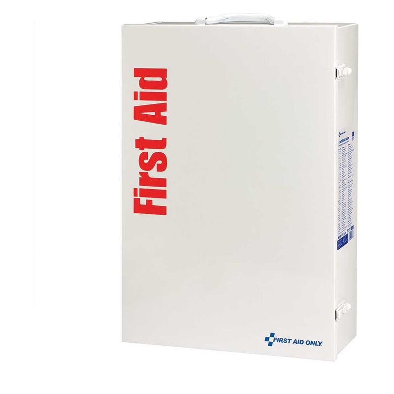 First Aid Only 150 Person 4 Shelf First Aid ANSI B, Type I & II Cabinet