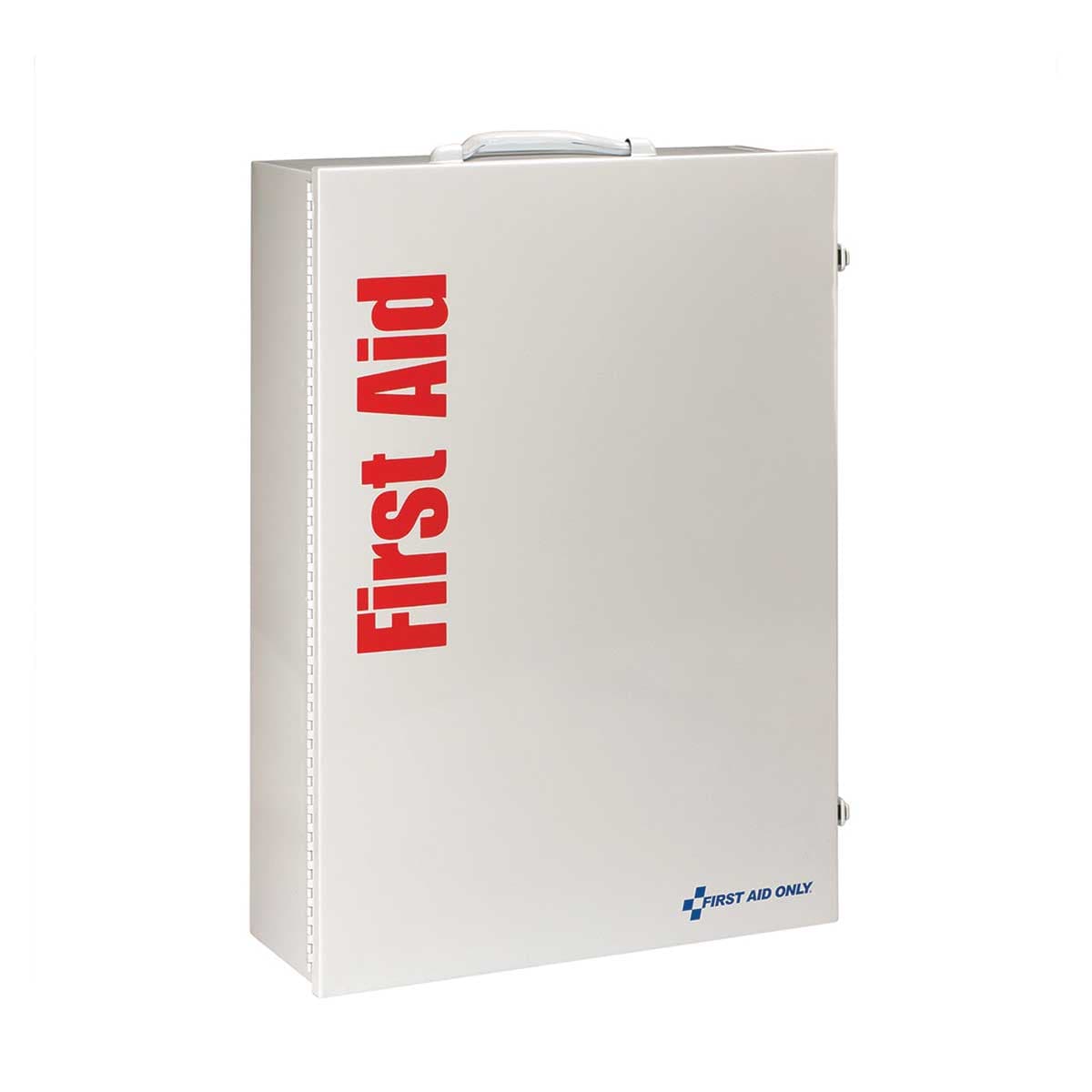 First Aid Only 150 Person 4 Shelf First Aid ANSI B, Type I & II Cabinet