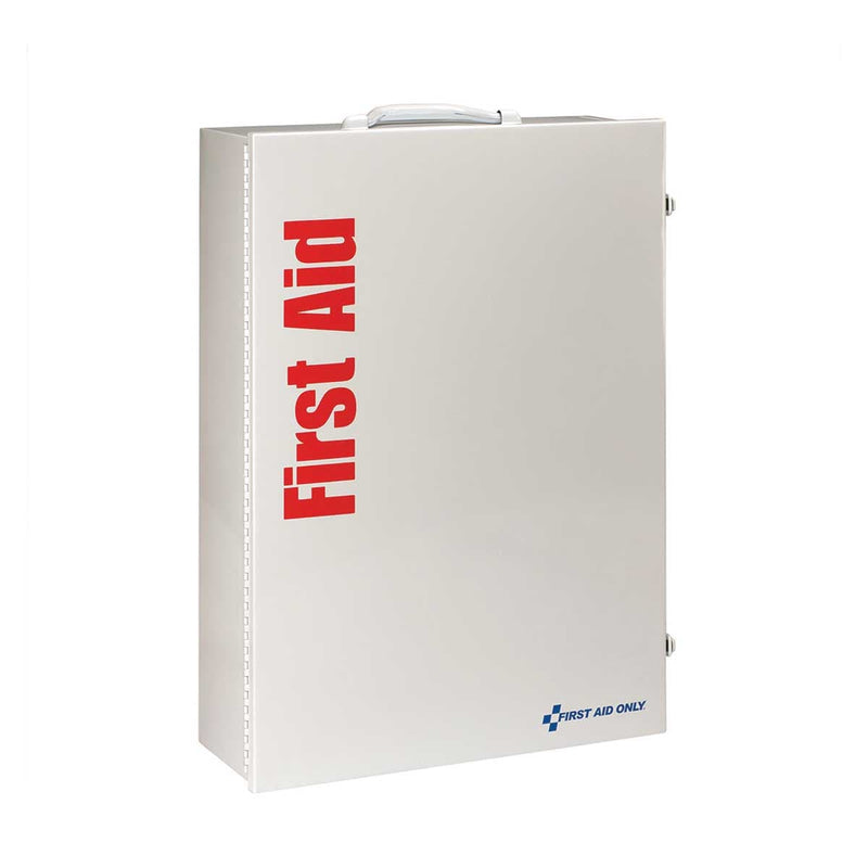 First Aid Only 150 Person 4 Shelf First Aid ANSI B, Type I & II Cabinet
