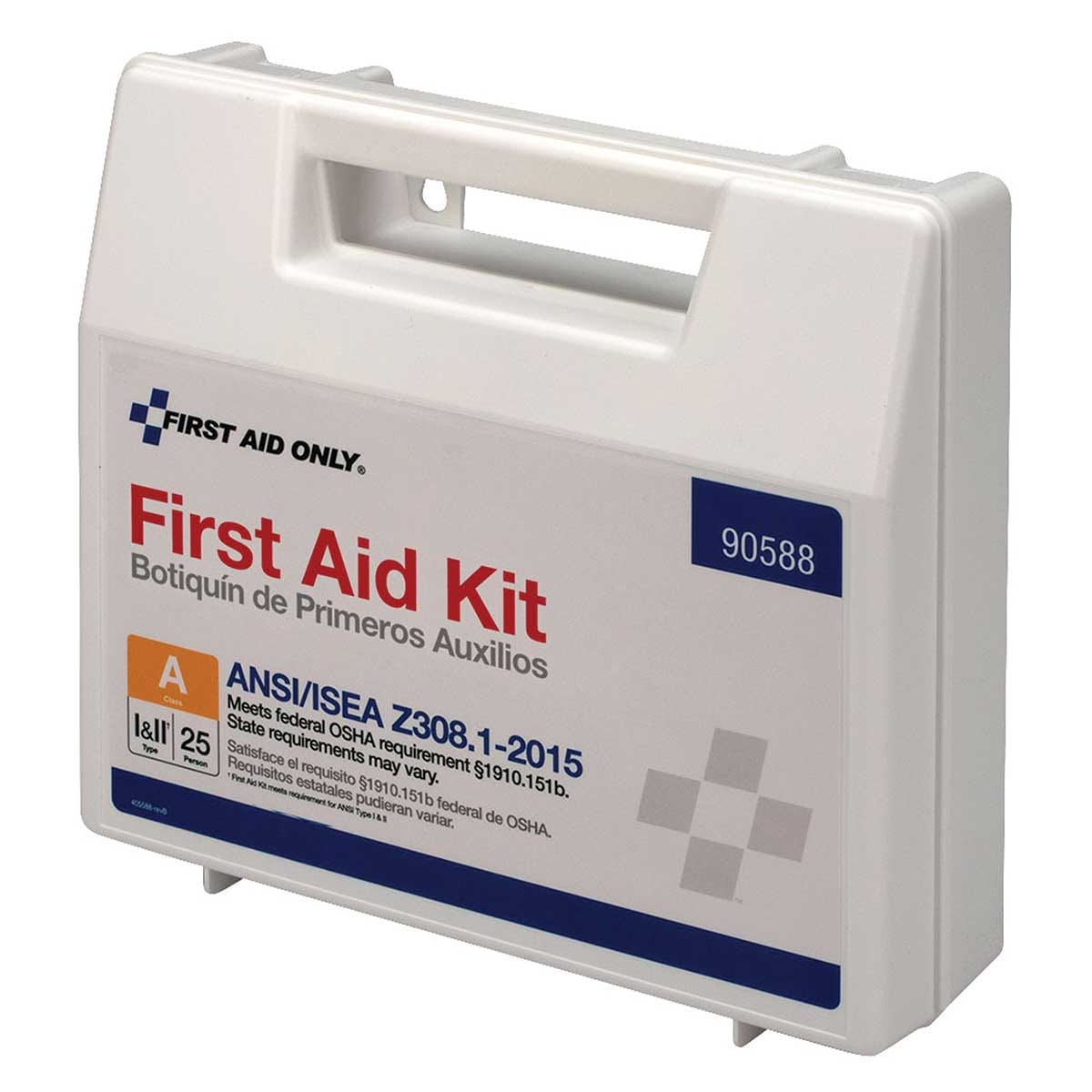 First Aid Only 25 Person Plastic First Aid Kit with Dividers