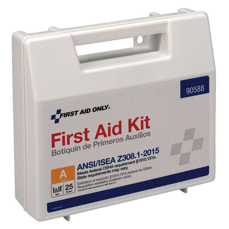 First Aid Only 25 Person Plastic First Aid Kit with Dividers