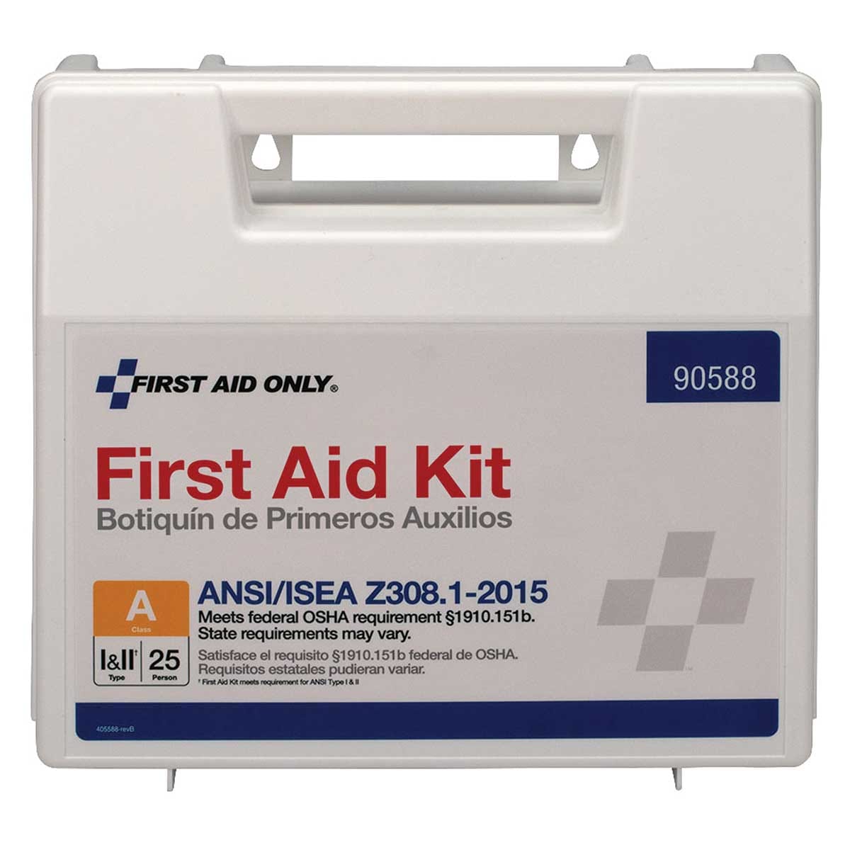 First Aid Only 25 Person Plastic First Aid Kit with Dividers