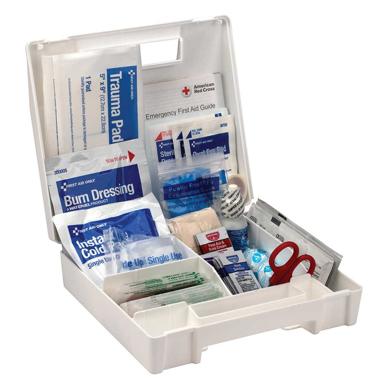 First Aid Only 25 Person Plastic First Aid Kit with Dividers