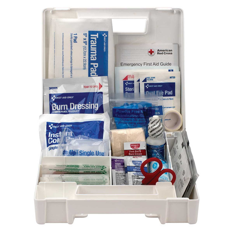 First Aid Only 25 Person Plastic First Aid Kit with Dividers