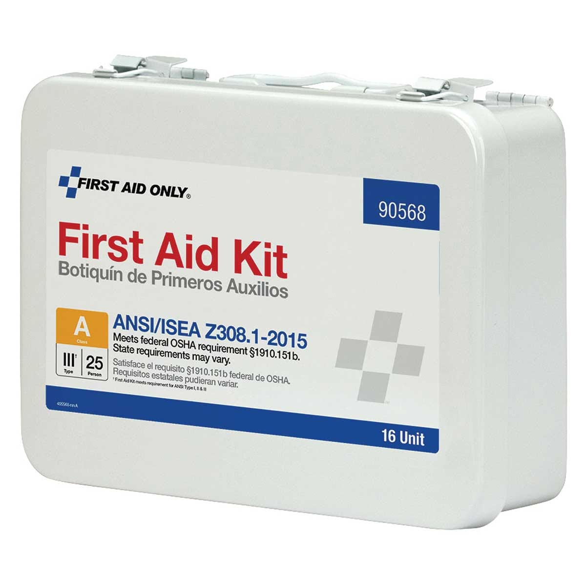 First Aid Only 25 Person 16 Unit ANSI A First Aid Kit