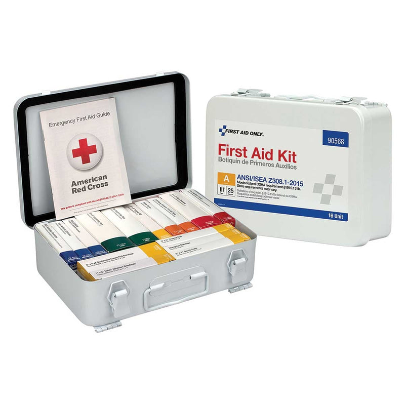 First Aid Only 25 Person 16 Unit ANSI A First Aid Kit