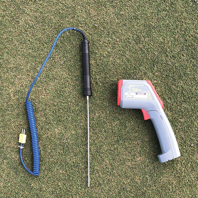 Turf-Tec Infrared Thermometer with Laser and Soil Probe