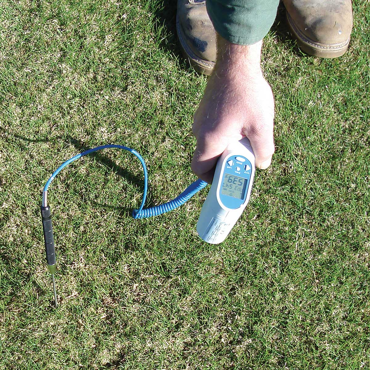 Turf-Tec Infrared Thermometer with Laser and Soil Probe