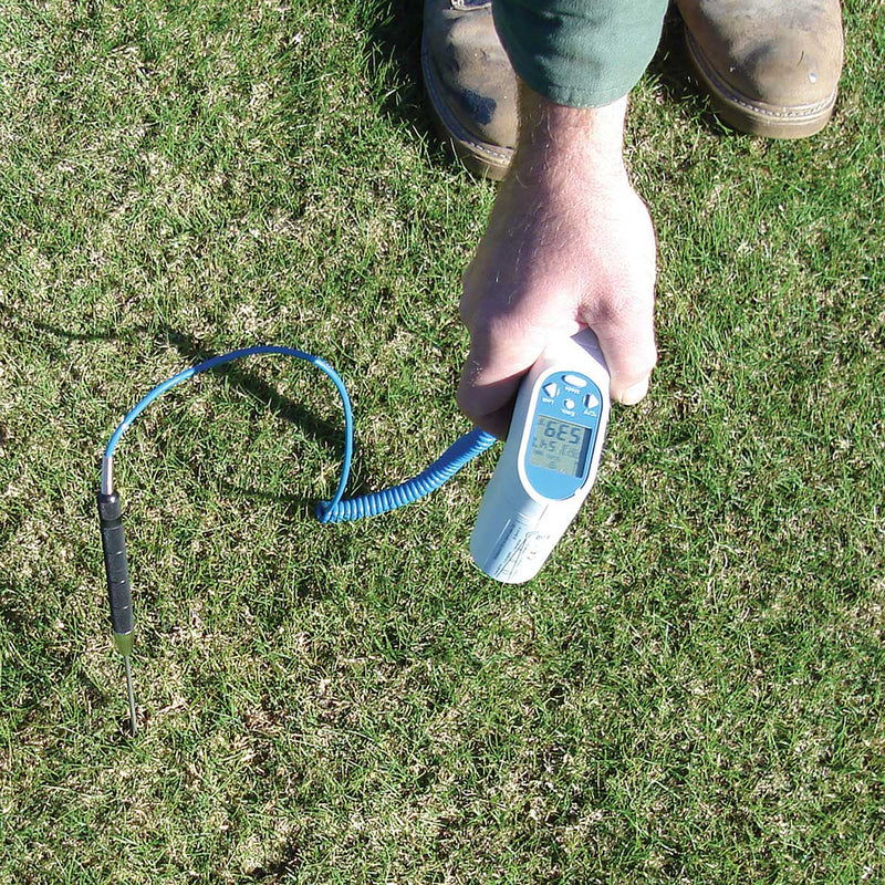 Turf-Tec Infrared Thermometer with Laser and Soil Probe