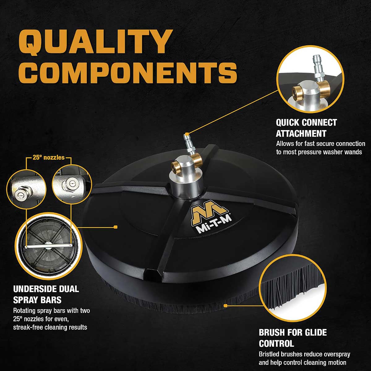 Mi-T-M 14" Rotary Surface Cleaner Attachment