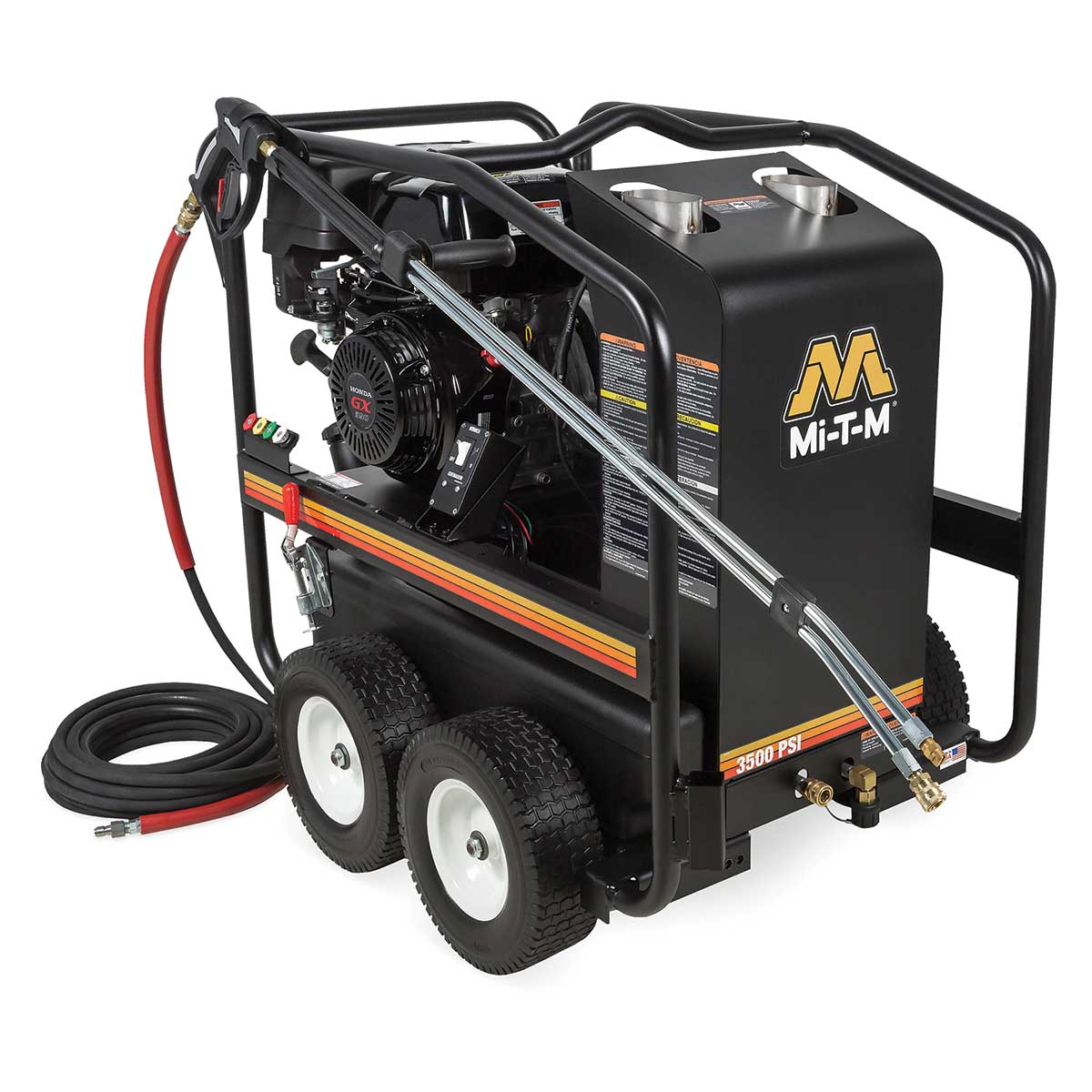 Mi-T-M HSP Series Hot Water Pressure Washer with Honda Engine, 3,500 psi at 3.3 GPM
