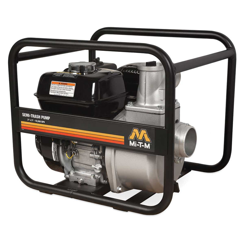 Mi-T-M 3" Semi-Trash Pump with Honda Engine