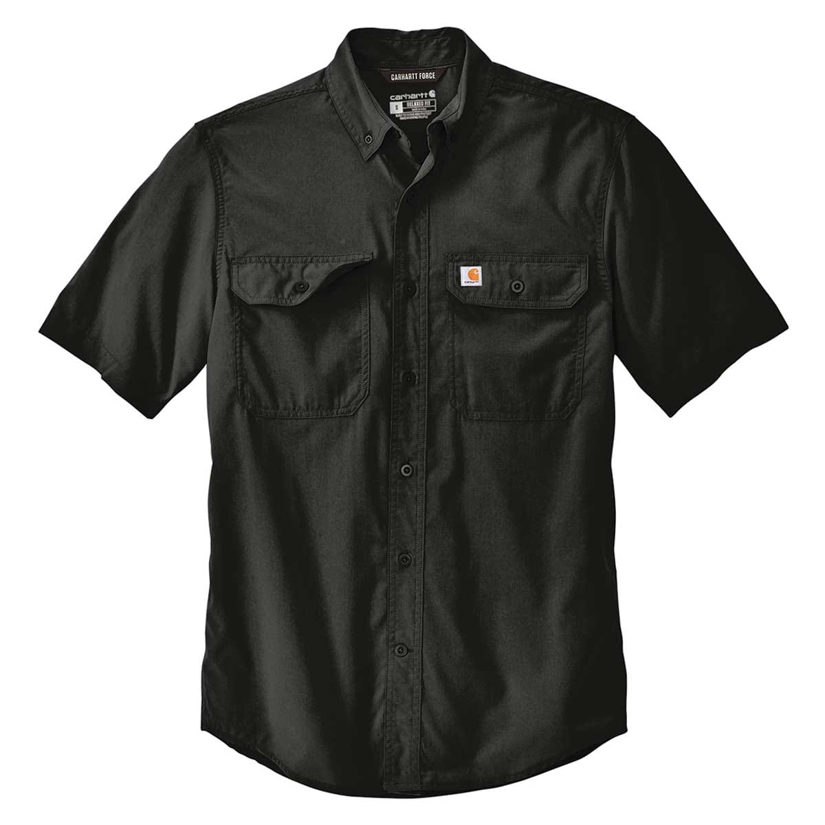 Carhartt Force Sun Defender Chambray Relaxed Fit  Short Sleeve Shirt