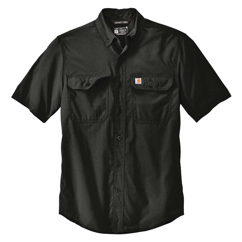 Carhartt Force Sun Defender Chambray Relaxed Fit  Short Sleeve Shirt