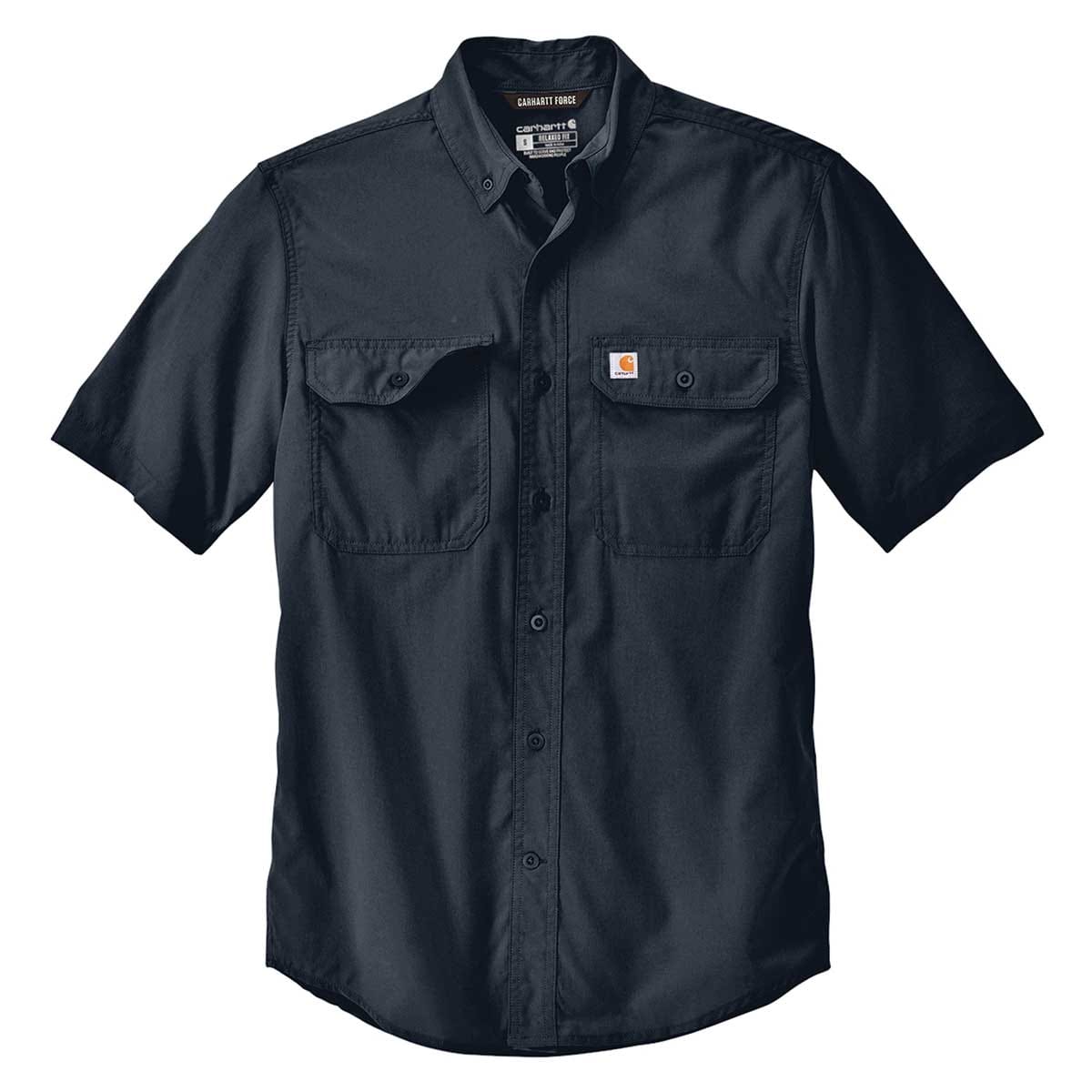 Carhartt Force Sun Defender Chambray Relaxed Fit  Short Sleeve Shirt