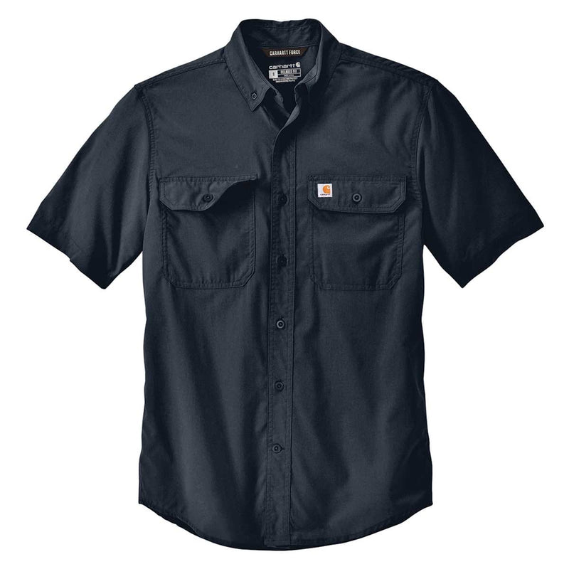 Carhartt Force Sun Defender Chambray Relaxed Fit  Short Sleeve Shirt