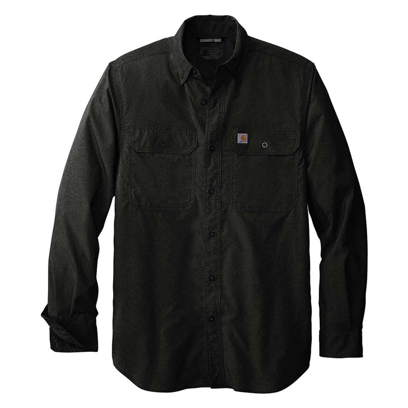 Carhartt Force Sun Defender Chambray Relaxed Fit Long Sleeve Shirt