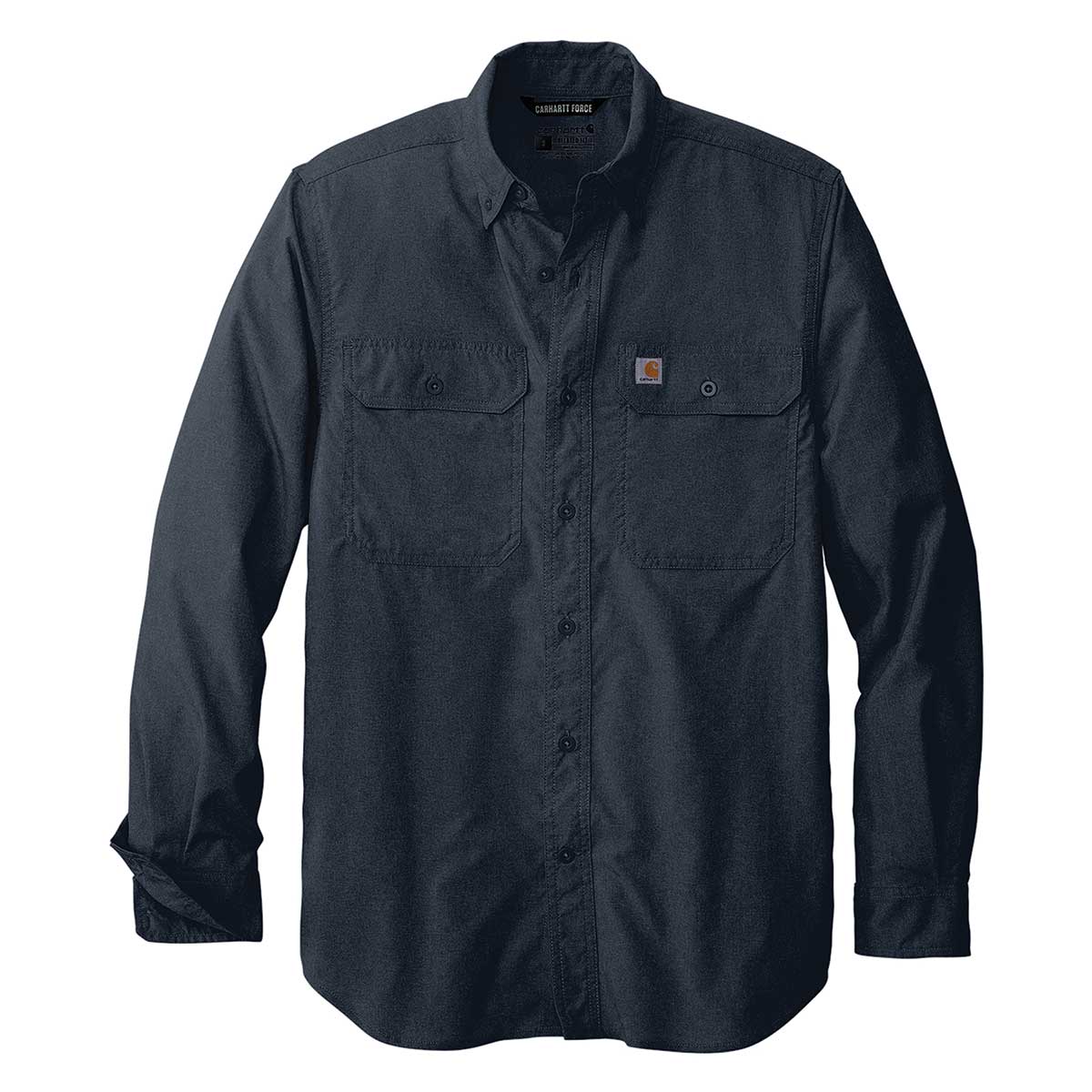 Carhartt Force Sun Defender Chambray Relaxed Fit Long Sleeve Shirt