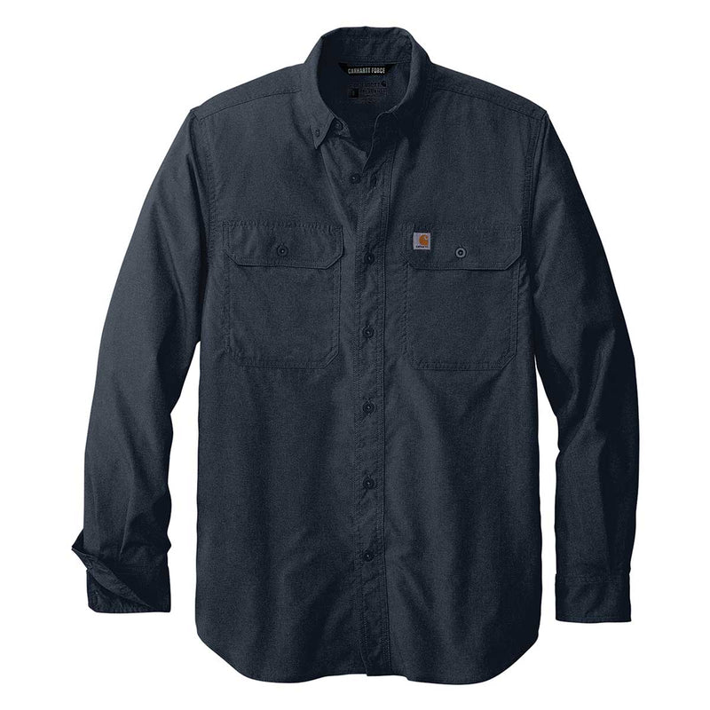 Carhartt Force Sun Defender Chambray Relaxed Fit Long Sleeve Shirt