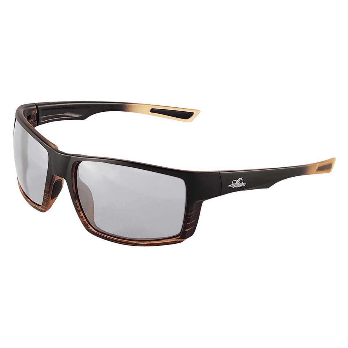 Sawfish™ Variable Tint Performance Fog Technology Polarized Safety Glasses | Tortoise/Black Frame
