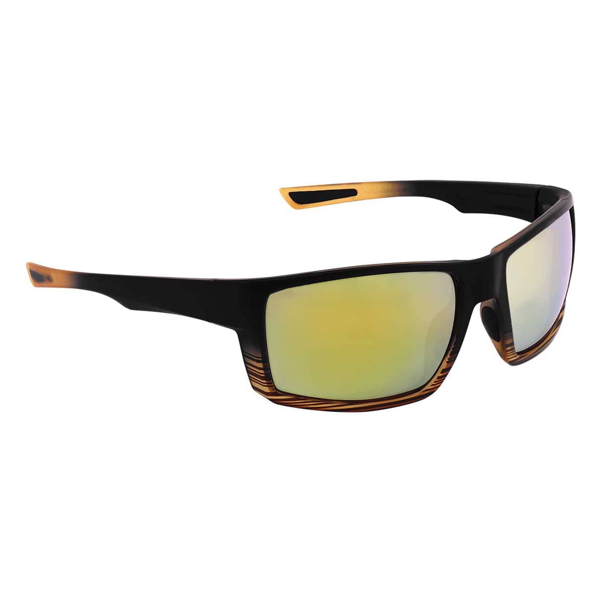 Sawfish™ Gold Mirror Performance Fog Technology Polarized Safety Glasses | Tortoise/Black Frame
