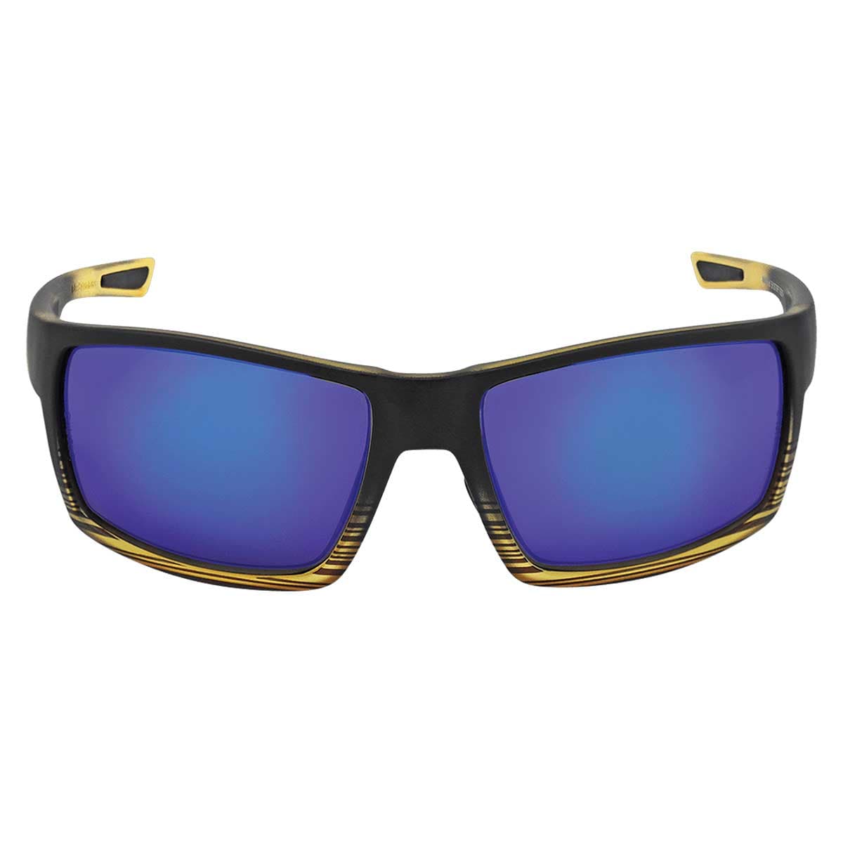 Sawfish™ Blue Mirror Performance Fog Technology Polarized Safety Glasses | Tortoise/Black Frame