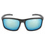 Pompano™ Ice Blue Mirror Performance Fog Technology Polarized Safety Glasses | Matte Black Frame